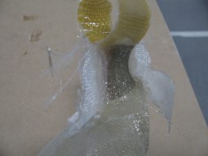 Fiberglass wet out 