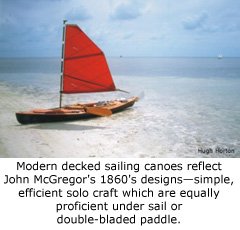 Modern Decked Sailing Canoe