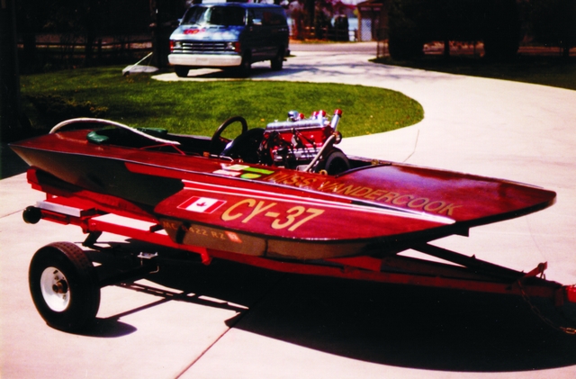 Vintage inboard hydroplane