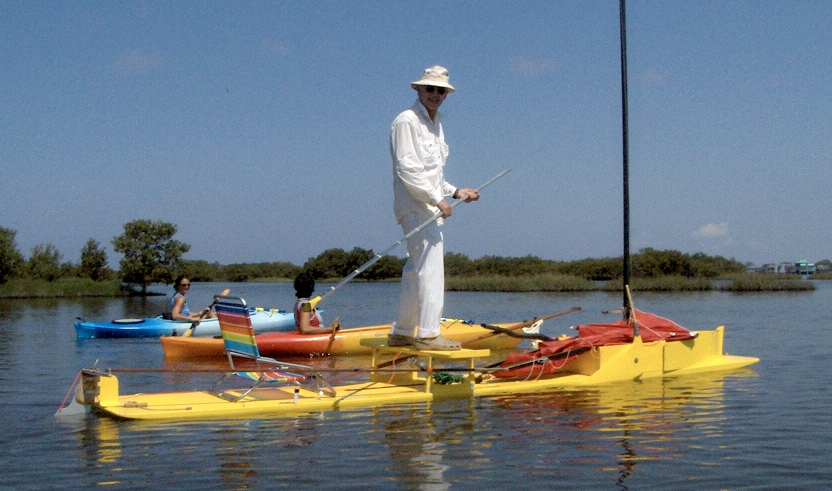 Meade Gougeon aboard Yello Thing in the 2010 Everglades Challenge