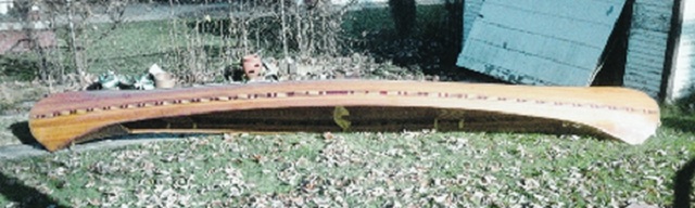 Ted Moores Redbird strip canoe