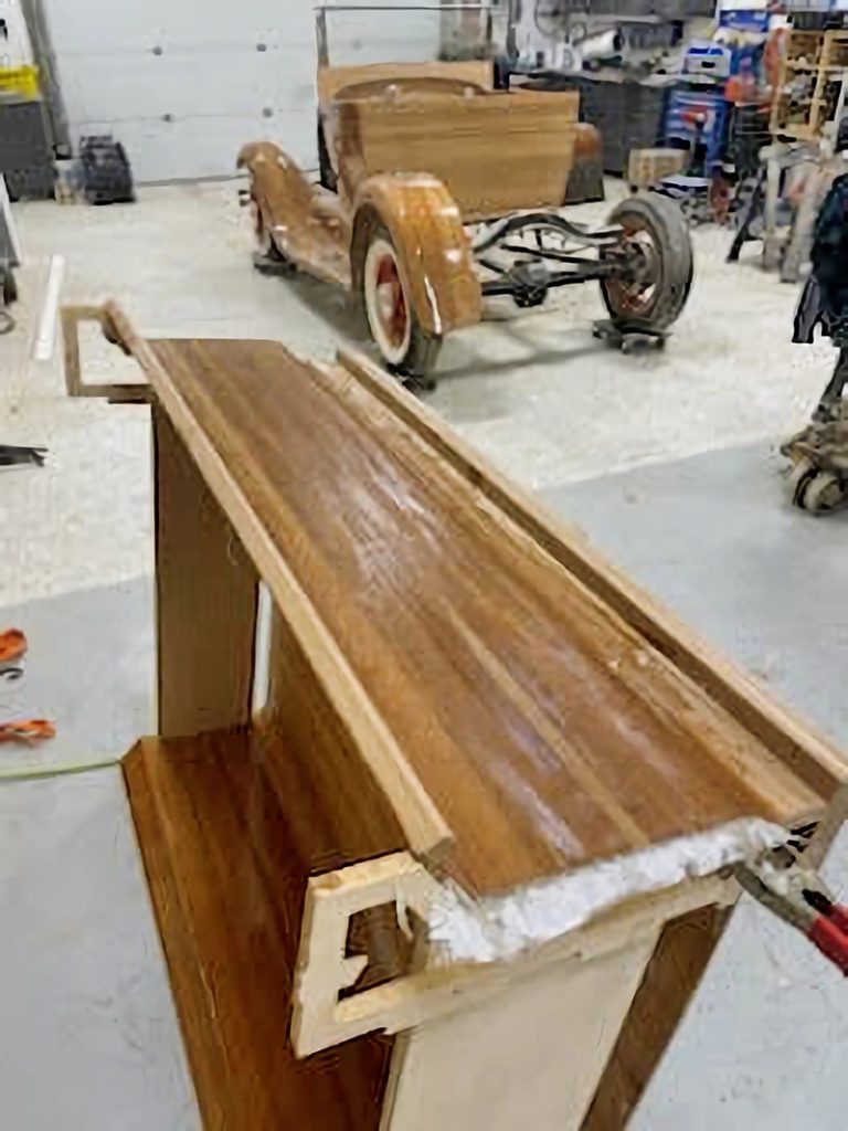 Cherry Wood Strip 1928 Ford Roadster - Epoxyworks 57