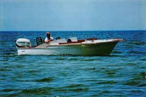 Sport Fishing boat on the water